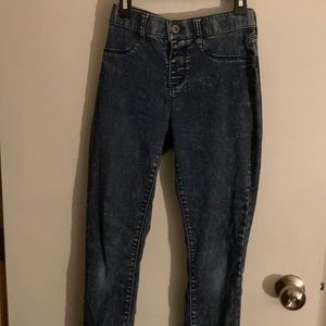 Womens denim low-waisted jeggings from Arizona Jeans Co